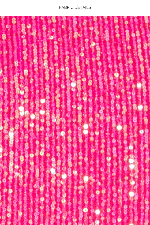Luli Fama Chasing Stars Sequins Mini Skirt